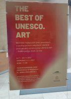 Afisz wystawy THE BEST OF UNESCO.ART.